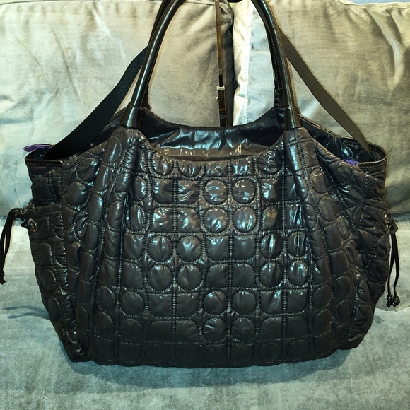 EUC Kate Spade Black Quilted Stevie Bag - Picture 7 of 12
